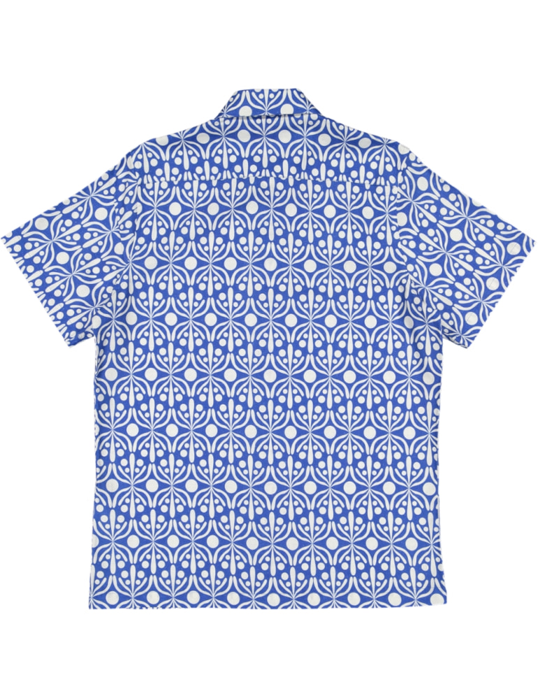 Futah - Flora Bleu & Blanch Chemise (2)