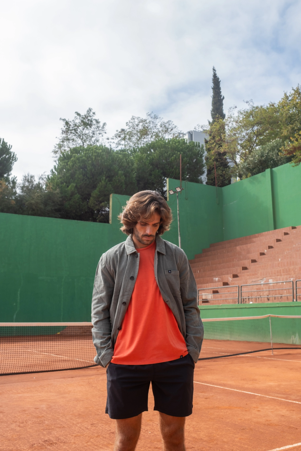 Futah - Veste en velours côtelé Khaki (2)