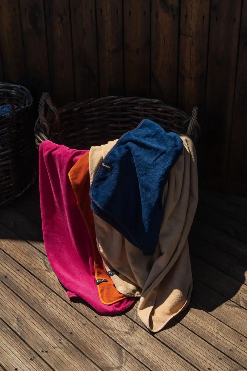 Futah - Ericeira Bleu Marine Serviette Épongé (11)