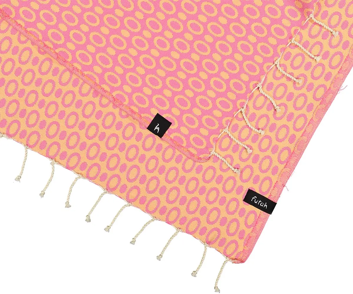 Futah - Pulse Rose Serviette de Plage (3)