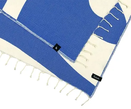 Aether Bleu Serviette de Plage (2)