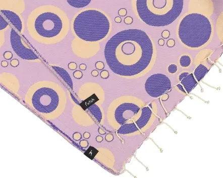 Vortex Violet et Pourpre Serviette de Plage (2)
