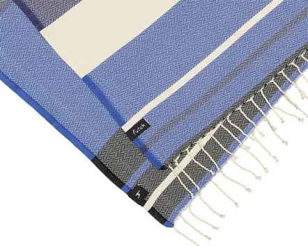 Papua Bleu Serviette de Plage (2)