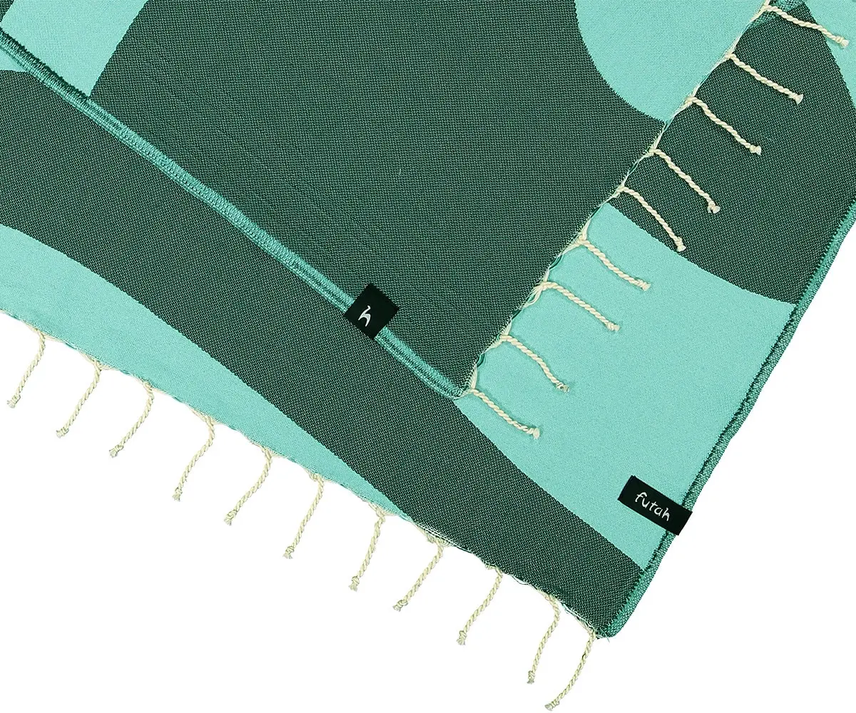 Futah - Aether Green Beach Towel (3)