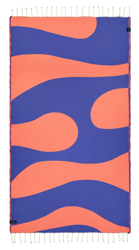 Futah - Aether Pourpre Serviette de Plage (1)