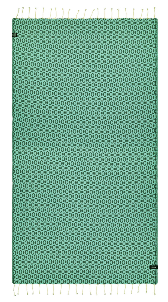 Futah - Pulse Vert Serviette de Plage (2)