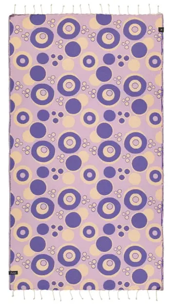 Vortex Violet et Pourpre Serviette de Plage