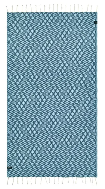 Pulse Blue Beach Towel