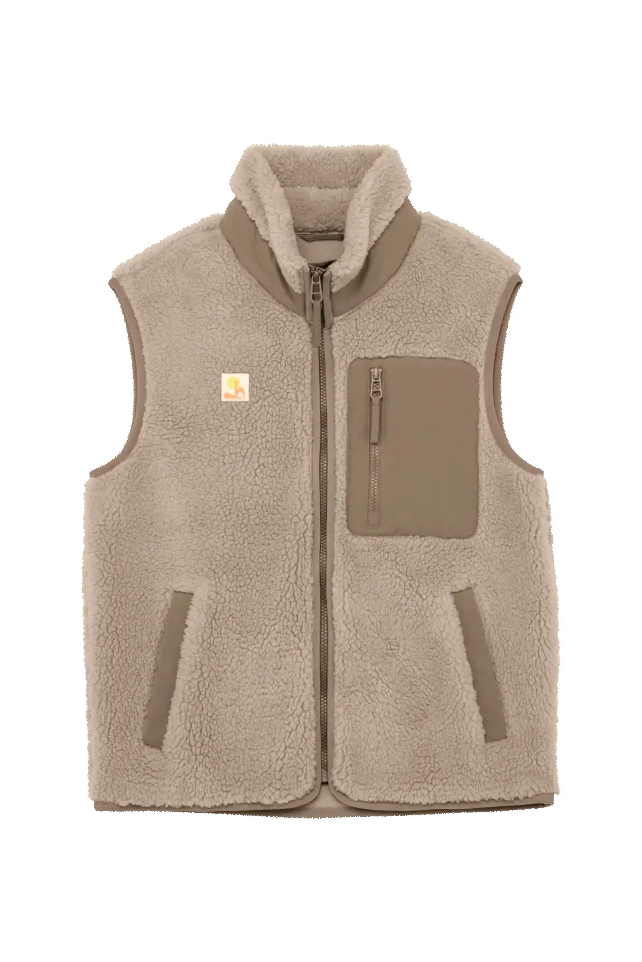 Futah - Gilet Sherpa Beige (3)