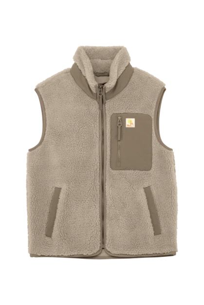 Gilet Sherpa Beige (2)