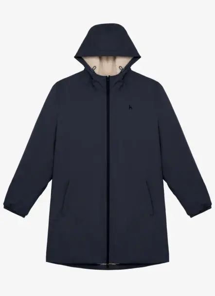 Parka d’Hiver Imperméable Bleu