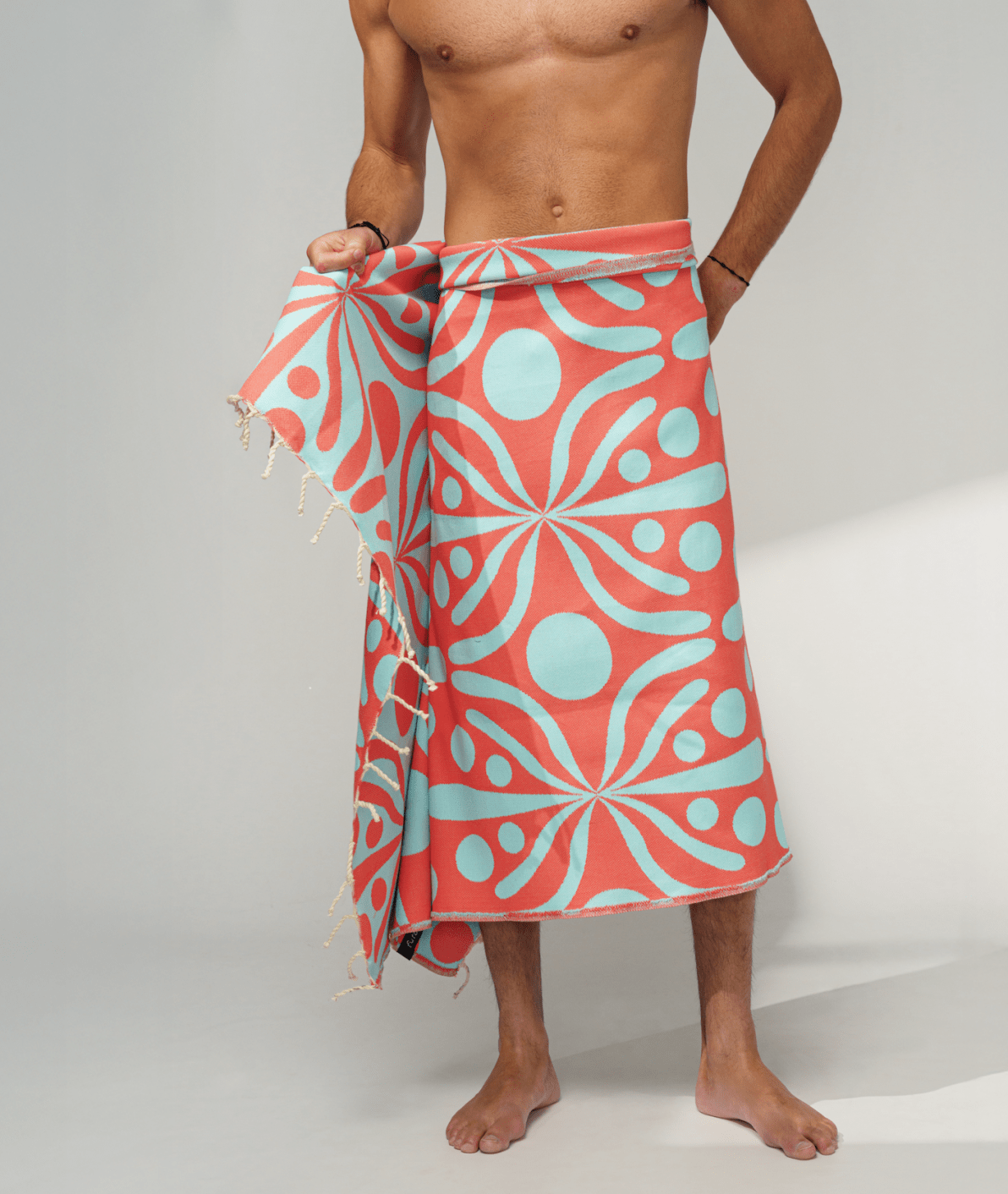Futah - Flora Aquatique et Corail Serviette de Plage (1)
