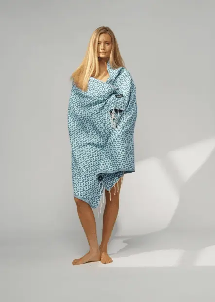 Pulse Bleu Serviette de Plage XL (2)