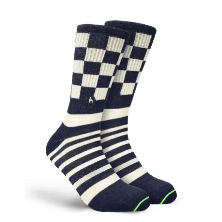 Chaussettes Chess Bleu
