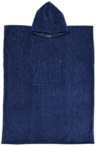 Futah - Ericeira Bleu Marine Poncho Épongé (1)