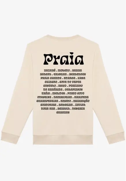 Sweatshirt Coton Biologique Raw - Plage