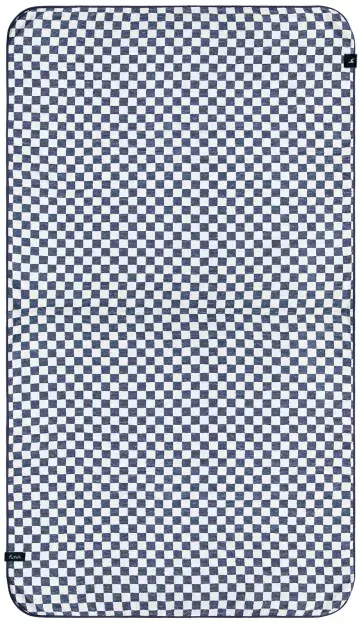 Échecs Bleu Serviette éponge