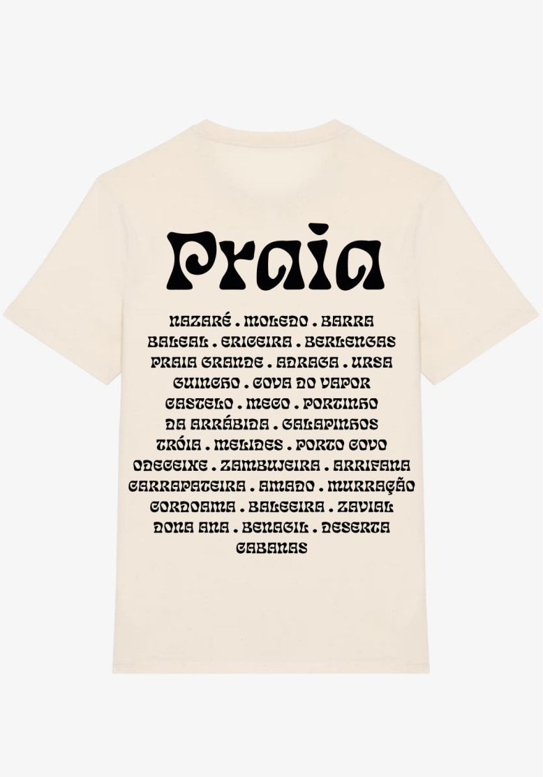 Futah - T-shirt en coton biologique Raw - Plage (1)
