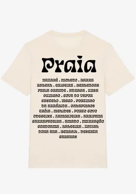 T-shirt en coton biologique Raw - Plage