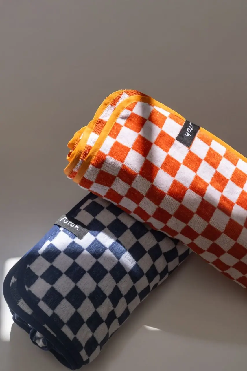 Futah - Échecs Argile Serviette éponge (3)