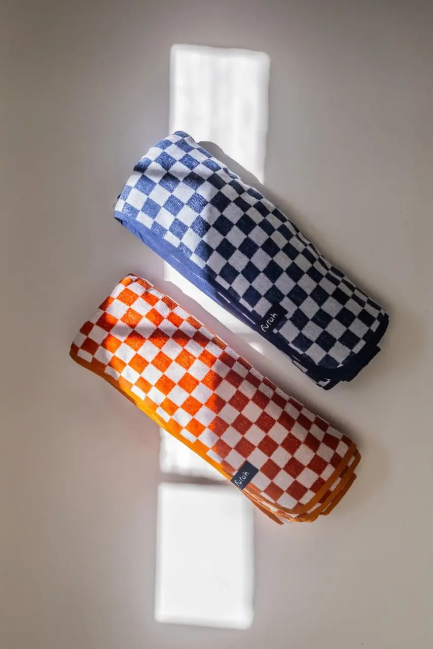 Futah - Échecs Argile Serviette éponge (2)