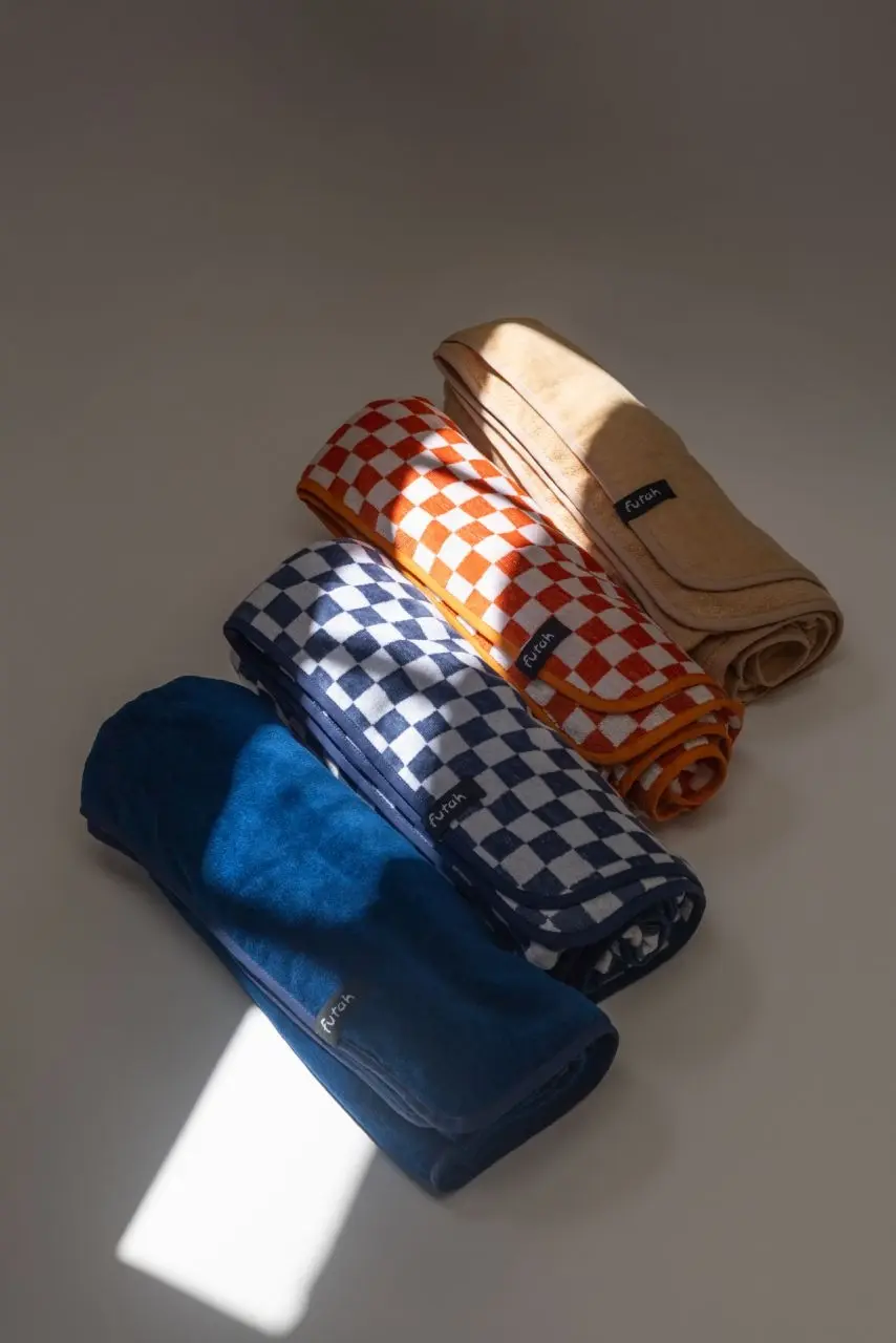 Futah - Échecs Argile Serviette éponge (4)