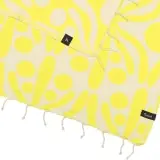 FLORA YELLOW XL BEACH TOWEL_Detail_min