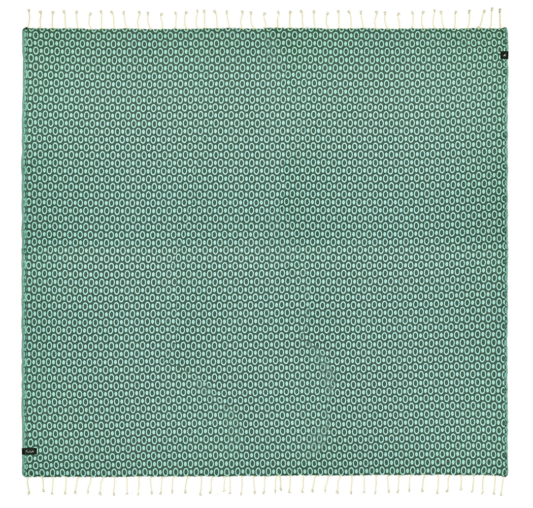 Futah - Pulse Vert Serviette de Plage XL (1)